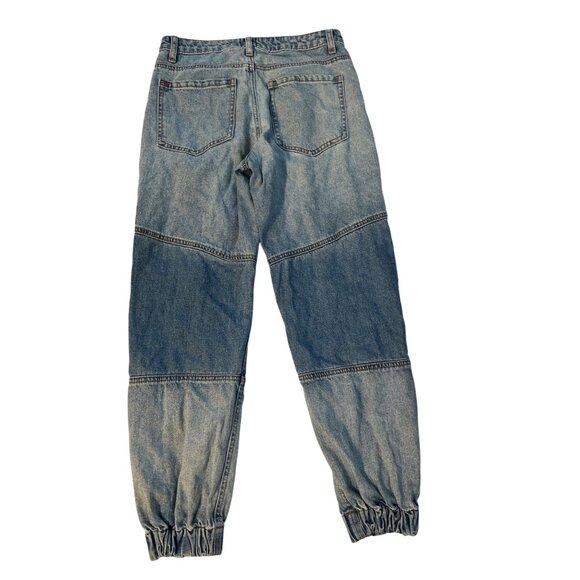 Vintage BDG USA Olympic Denim Jogger Pants With Elastic Cuffs 27 - Picture 5 of 14